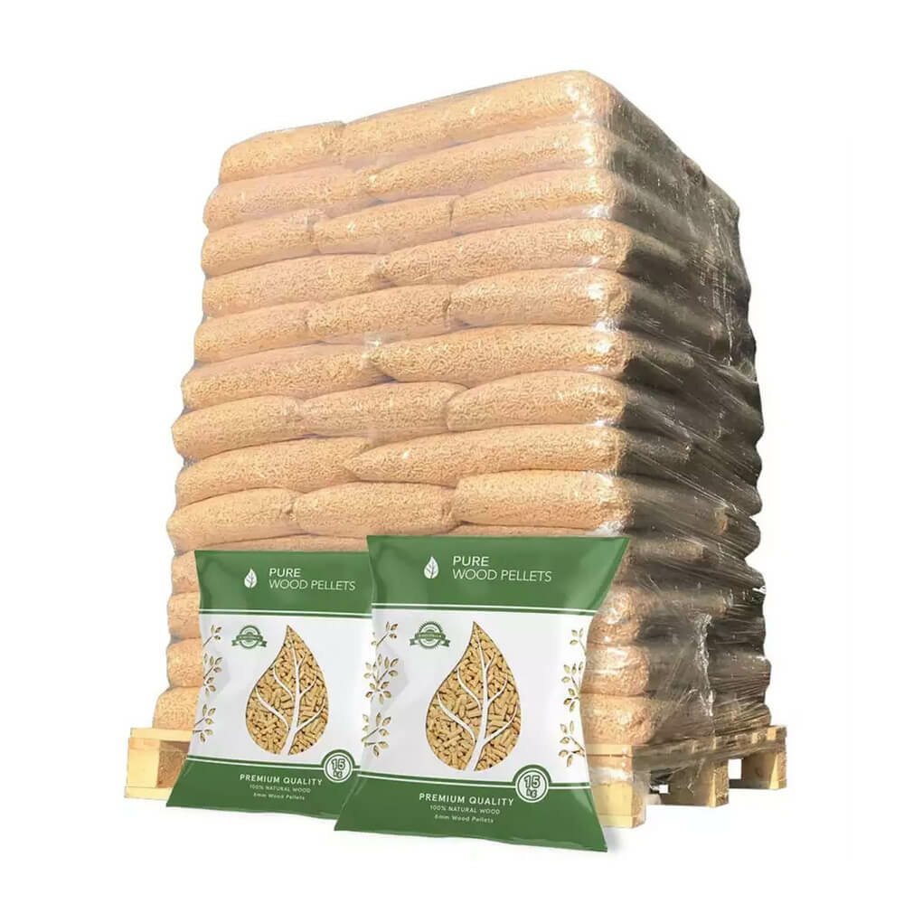 Πέλλετ οξιάς, 60 σάκοι των 15 kg