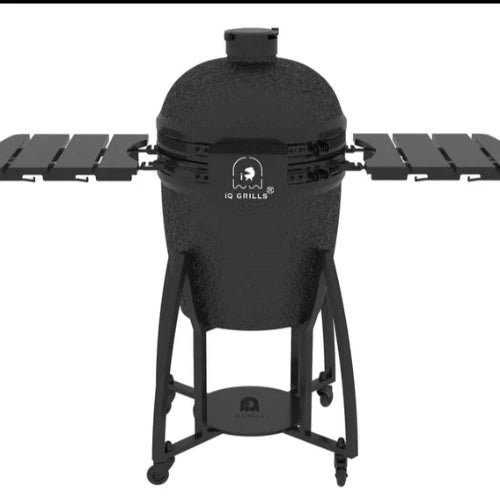 IQ GRILLS® - Classic 21 ίντσες - ψησταριά Kamado με πλήρη αξεσουάρ — μαύρο