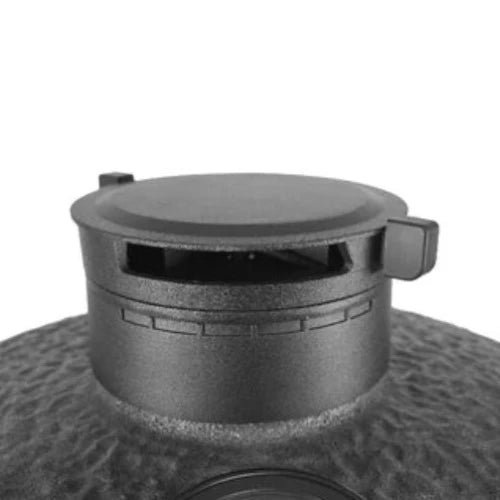 IQ GRILLS® — μεγάλο 22 ίντσες - ψησταριά Kamado με πλήρη αξεσουάρ — μαύρο άνθρακα