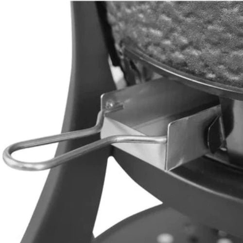 IQ GRILLS® — μεγάλο 22 ίντσες - ψησταριά Kamado με πλήρη αξεσουάρ — μαύρο άνθρακα