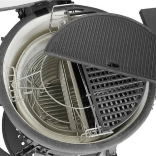 IQ GRILLS® — μεγάλο 22 ίντσες - ψησταριά Kamado με πλήρη αξεσουάρ — μαύρο άνθρακα
