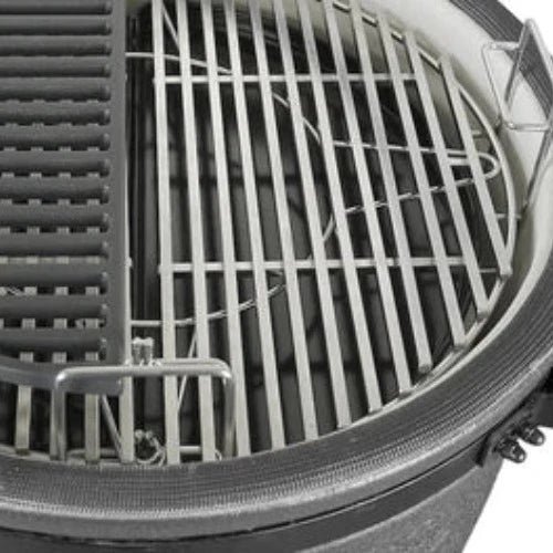 IQ GRILLS® — μεγάλο 22 ίντσες - ψησταριά Kamado με πλήρη αξεσουάρ — μαύρο άνθρακα
