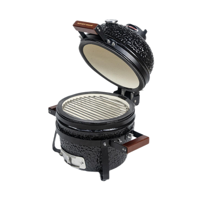 RANCH-T® ψησταριά Kamado - μικρή επιτραπέζια ψησταριά 13 ίντσες — μαύρο