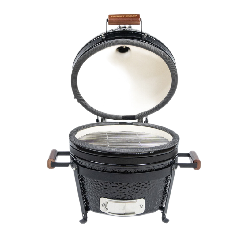RANCH-T® ψησταριά Kamado - επιτραπέζια ψησταριά Junior 16 ίντσες — μαύρο