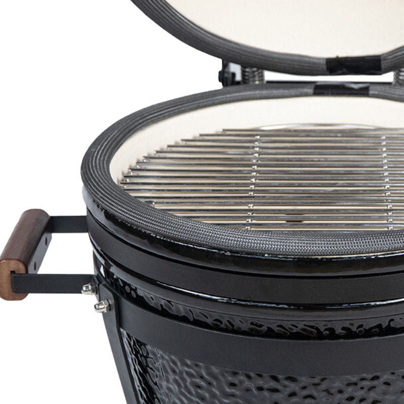 RANCH-T® ψησταριά Kamado - επιτραπέζια ψησταριά Junior 16 ίντσες — μαύρο