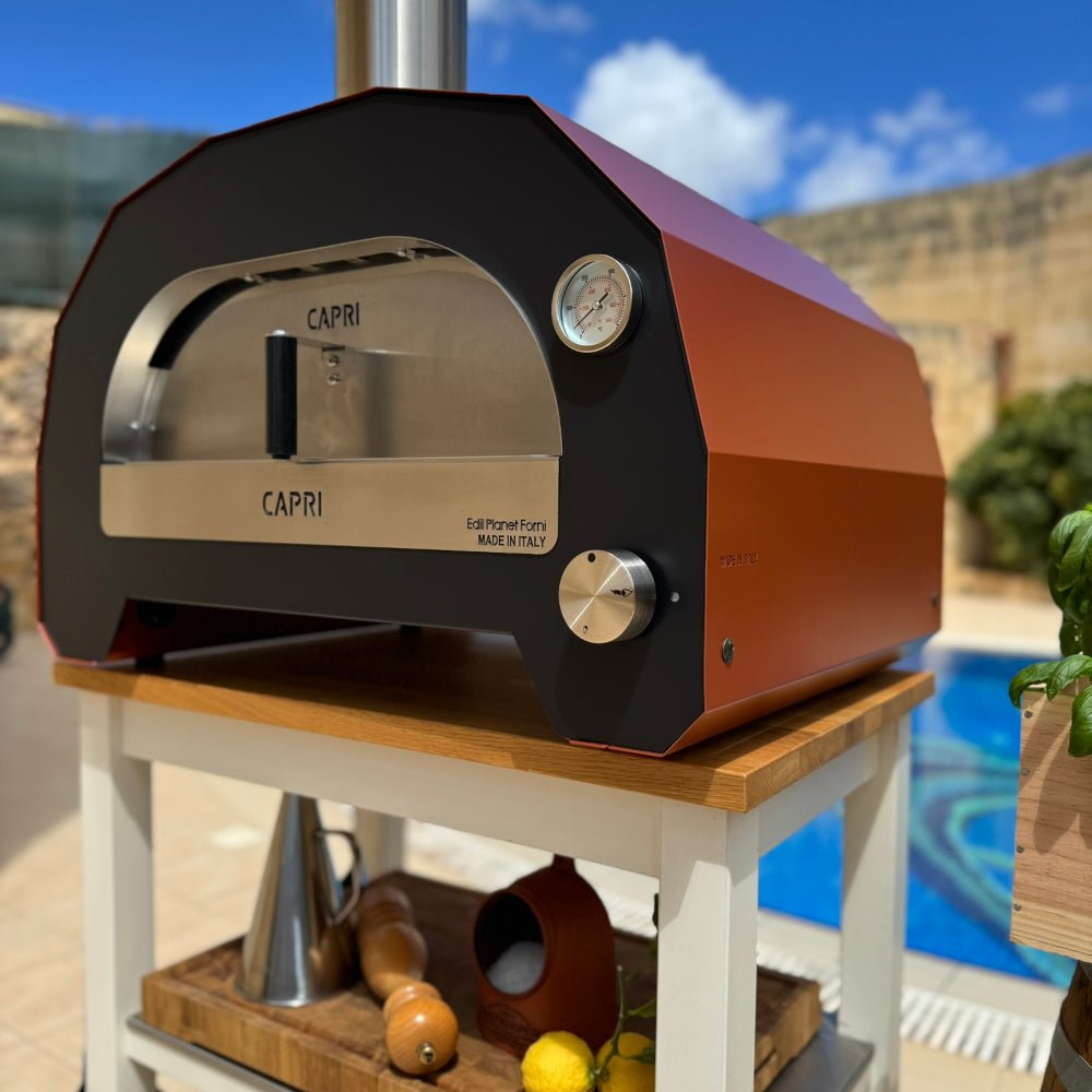 Edil Planet Forni® CAPRI φούρνος πίτσας υγραερίου για 2 πίτσες