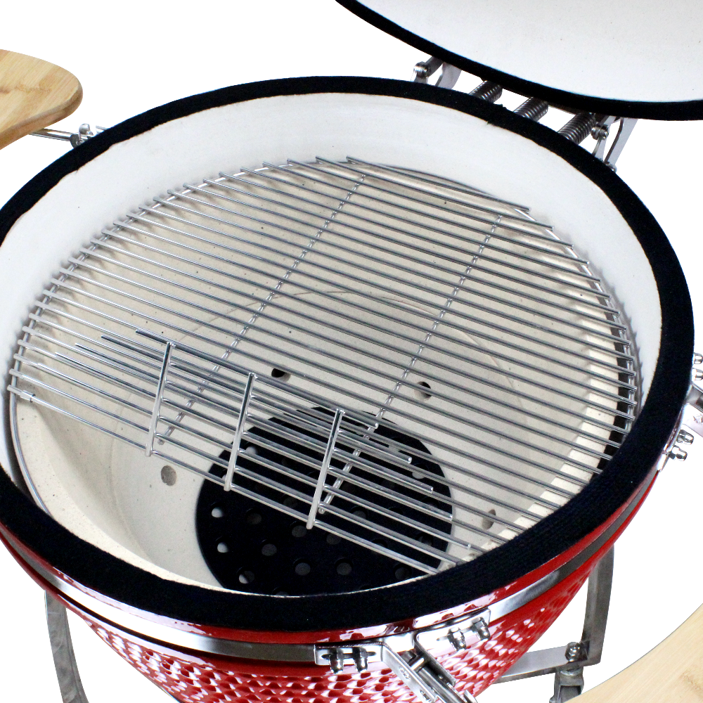 RANCH-T® ψησταριά Kamado - Classic 24 ίντσες - με σούβλα — κόκκινο