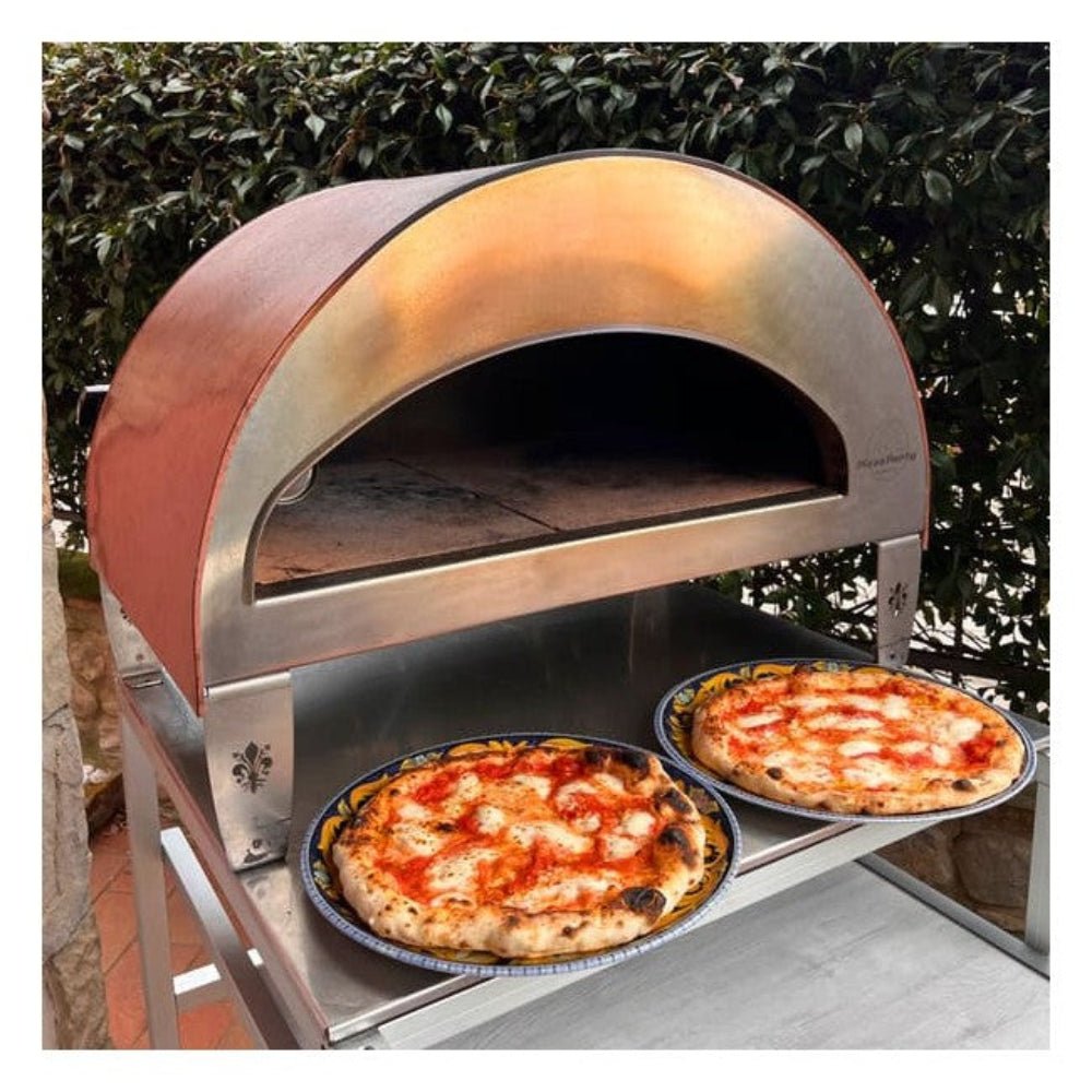 Pizza Party® Emozione φούρνος πίτσας υγραερίου για 2 πίτσες — πέτρα Saputo Biscotto