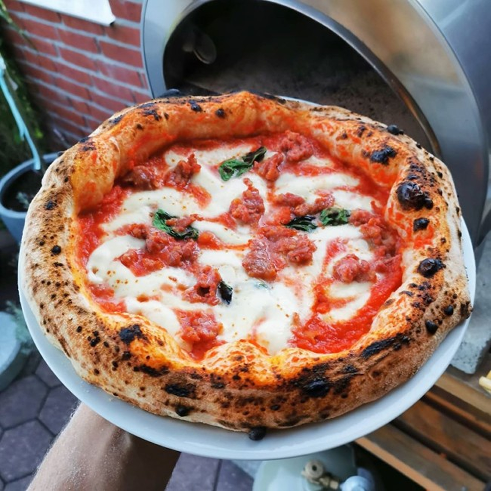 Pizza Party® Ardore φούρνος πίτσας υγραερίου για 1 πίτσα — πυρίμαχη πέτρα